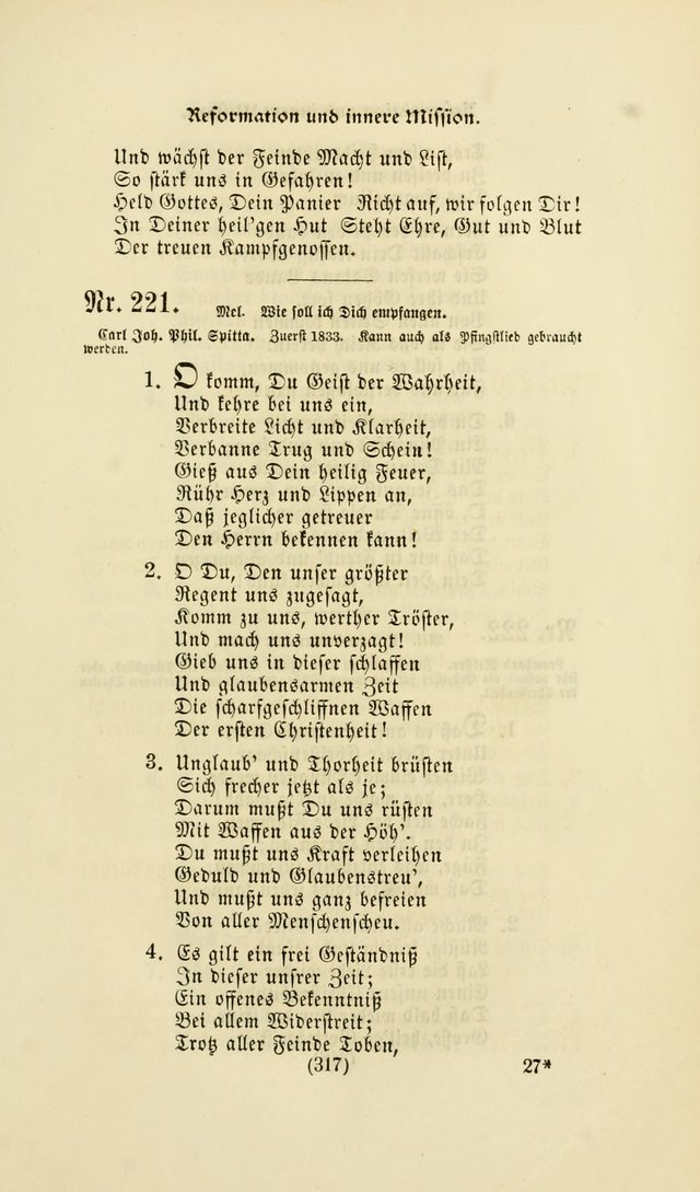Deutsches Gesangbuch: eine auswahl geistlicher Lieder aus allen Zeiten der Christlichen Kirche page 314