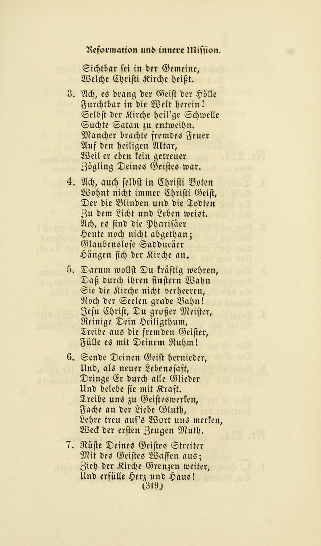 Deutsches Gesangbuch: eine auswahl geistlicher Lieder aus allen Zeiten der Christlichen Kirche page 316
