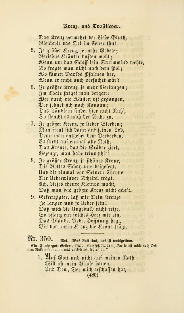 Deutsches Gesangbuch: eine auswahl geistlicher Lieder aus allen Zeiten der Christlichen Kirche page 477