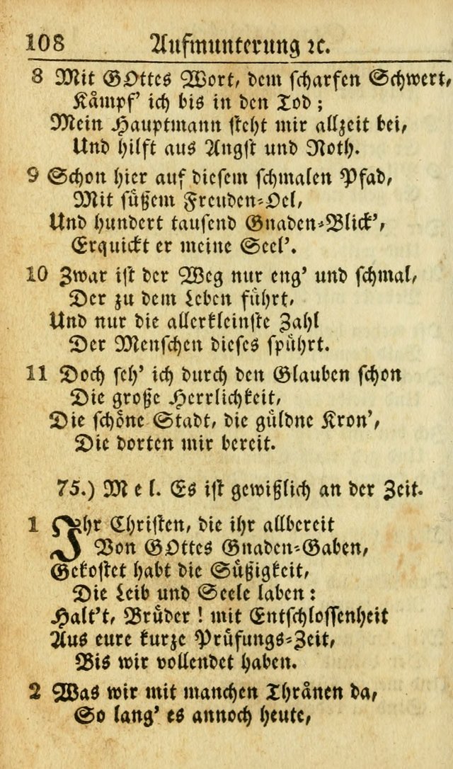 Die Geistliche Viole: oder, eine kleine Sammlung alter und neuer Geistreicher Lieder. 7th ed. page 119