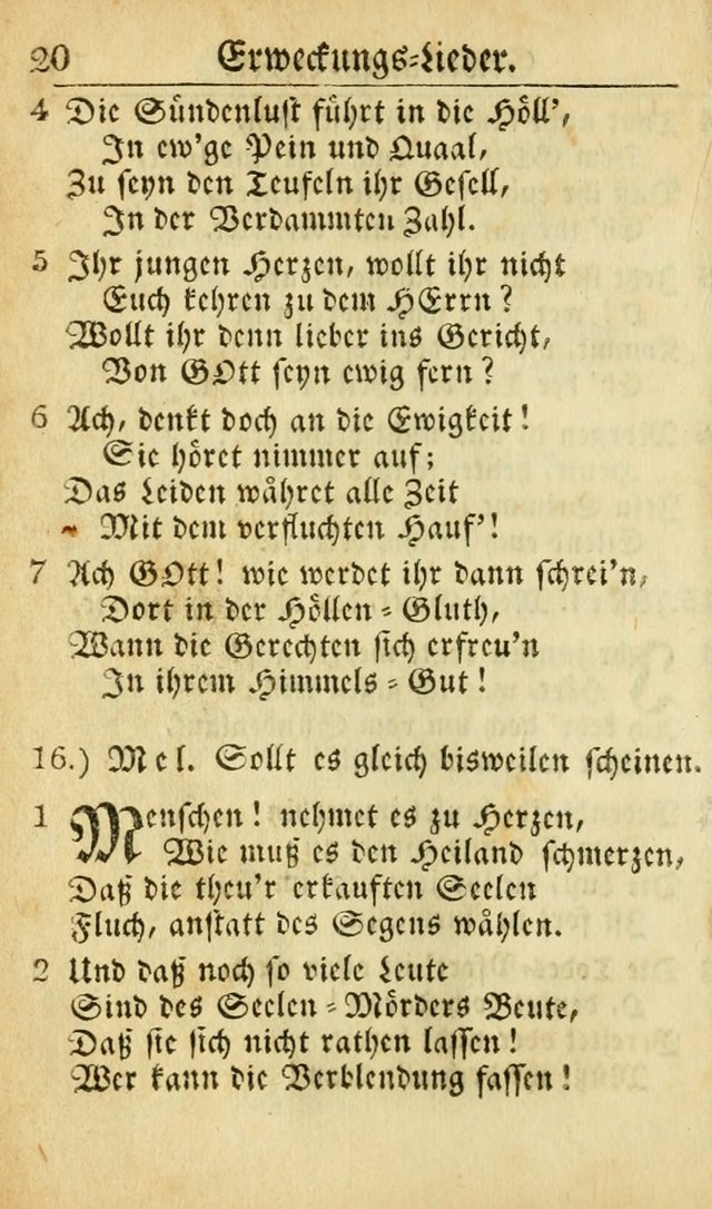 Die Geistliche Viole: oder, eine kleine Sammlung alter und neuer Geistreicher Lieder. 7th ed. page 31