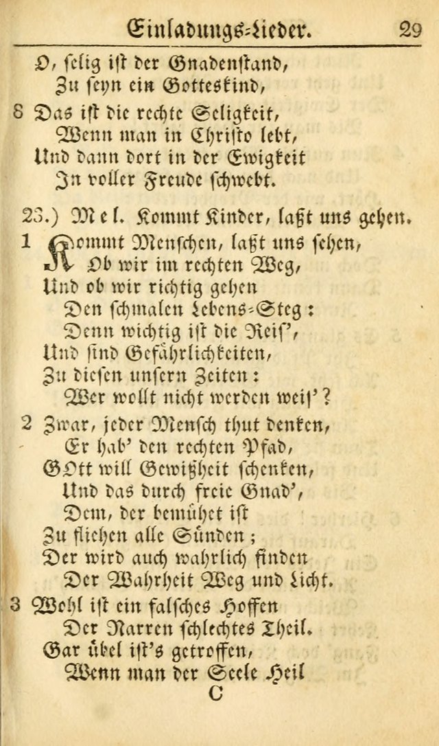Die Geistliche Viole: oder, eine kleine Sammlung alter und neuer Geistreicher Lieder. 7th ed. page 40