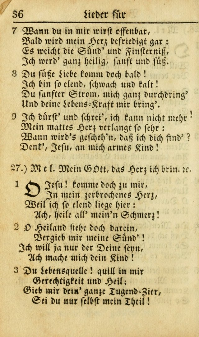 Die Geistliche Viole: oder, eine kleine Sammlung alter und neuer Geistreicher Lieder. 7th ed. page 47