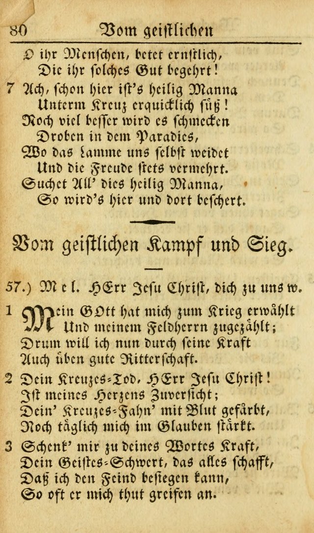 Die Geistliche Viole: oder, eine kleine Sammlung alter und neuer Geistreicher Lieder. 7th ed. page 91