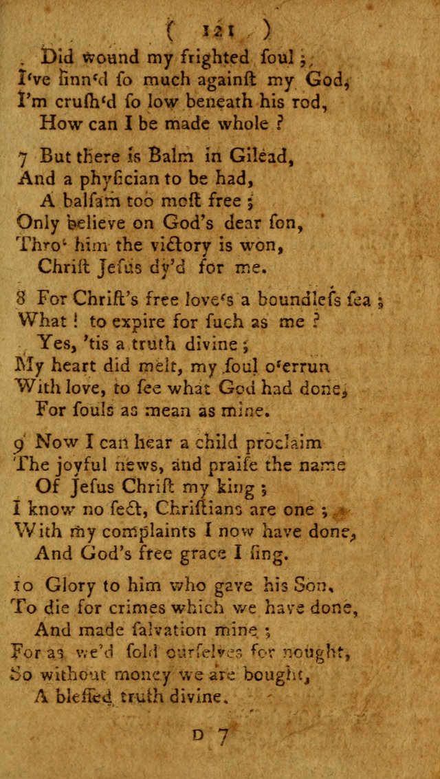 Divine Hymns or Spiritual Songs, for the use of religious assemblies and private Christians: being a collection page 126