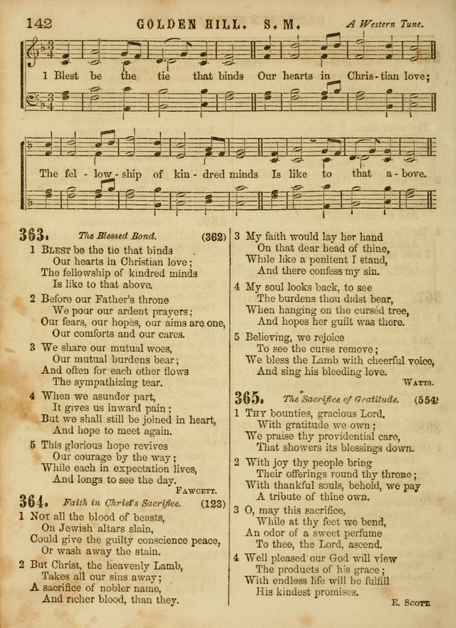 The Devotional Hymn and Tune Book: for social and public worship page 142