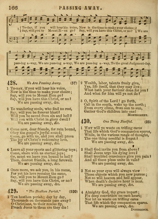 The Devotional Hymn and Tune Book: for social and public worship page 166