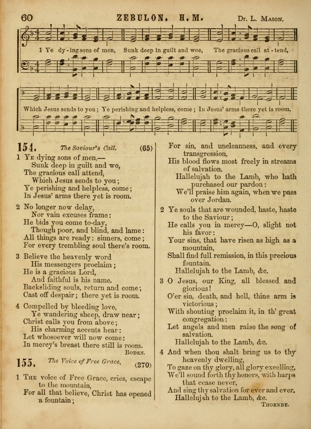 The Devotional Hymn and Tune Book: for social and public worship page 60