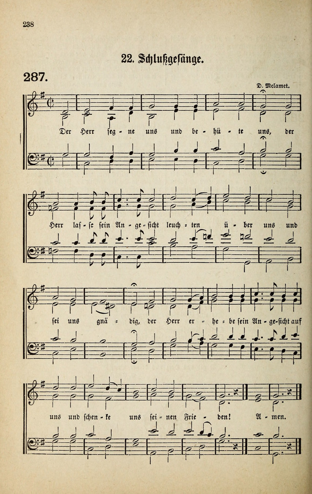 Deutsches Liederbuch: Sammlung von Chorälen und Liedern für Schule und Haus page 238
