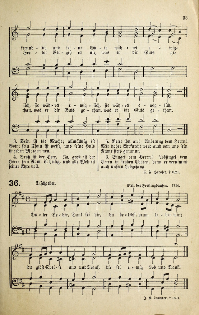 Deutsches Liederbuch: Sammlung von Chorälen und Liedern für Schule und Haus page 33