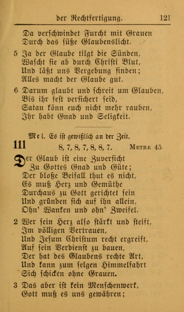 Die allgemeine Lieder-Sammlung zum privat und öffentlichen Gottes-Dienst: mit fleiß zusammengetragen (2nd Aufl.) page 121