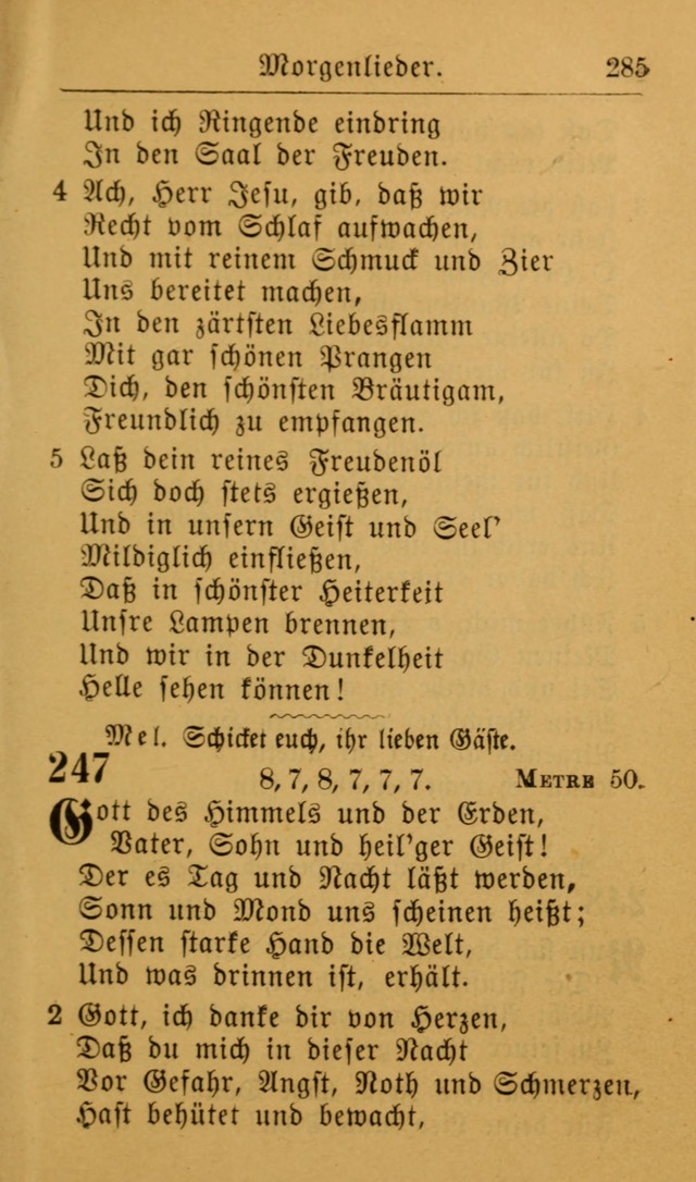 Die allgemeine Lieder-Sammlung zum privat und öffentlichen Gottes-Dienst: mit fleiß zusammengetragen (2nd Aufl.) page 285