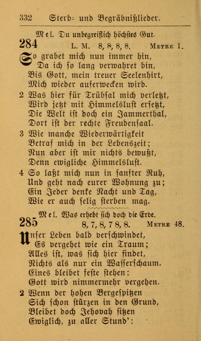 Die allgemeine Lieder-Sammlung zum privat und öffentlichen Gottes-Dienst: mit fleiß zusammengetragen (2nd Aufl.) page 332