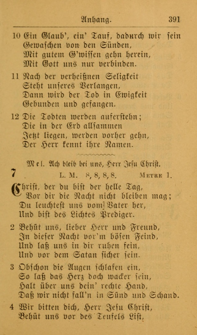 Die allgemeine Lieder-Sammlung zum privat und öffentlichen Gottes-Dienst: mit fleiß zusammengetragen (2nd Aufl.) page 391
