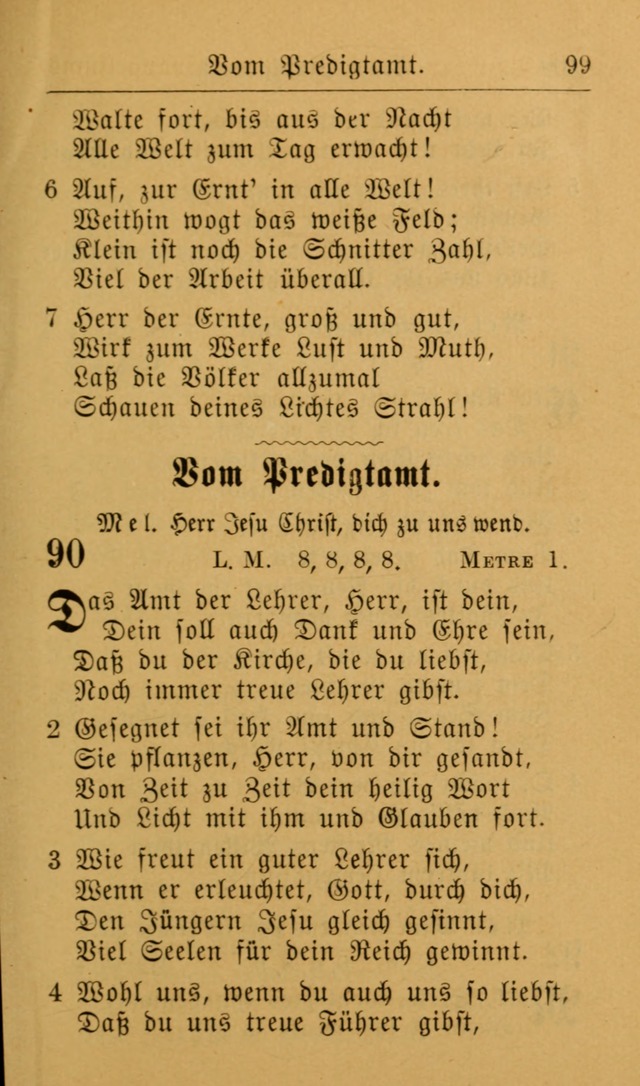 Die allgemeine Lieder-Sammlung zum privat und öffentlichen Gottes-Dienst: mit fleiß zusammengetragen (2nd Aufl.) page 99