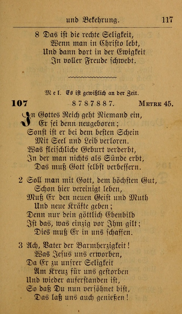 Allgemeine Lieder-Sammlung: zum Gebrauch für den privaten und öffentlichen Gottesdienst. (6th Aufl.) page 123
