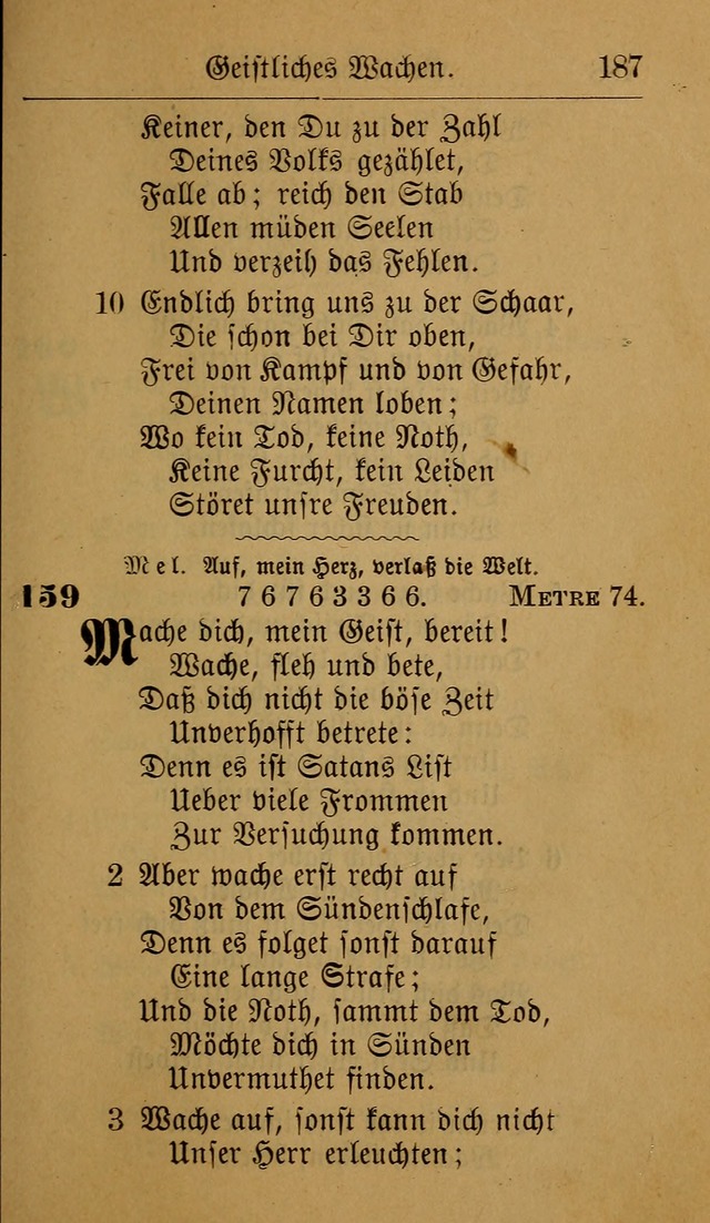 Allgemeine Lieder-Sammlung: zum Gebrauch für den privaten und öffentlichen Gottesdienst. (6th Aufl.) page 193