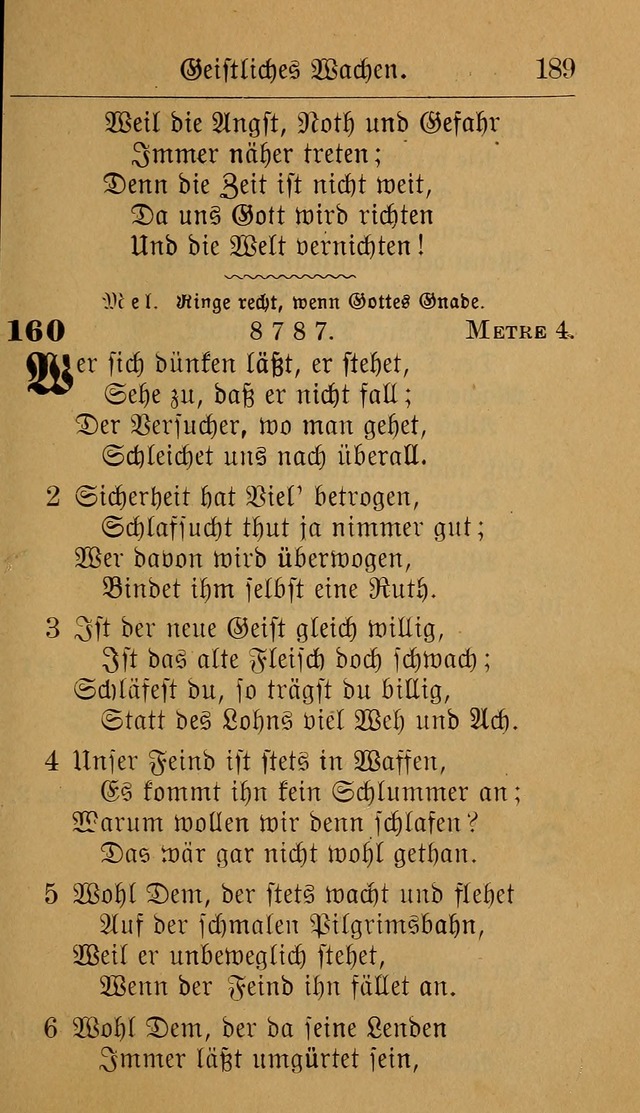 Allgemeine Lieder-Sammlung: zum Gebrauch für den privaten und öffentlichen Gottesdienst. (6th Aufl.) page 195