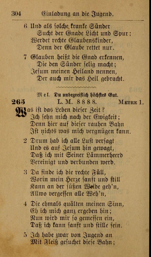 Allgemeine Lieder-Sammlung: zum Gebrauch für den privaten und öffentlichen Gottesdienst. (6th Aufl.) page 310