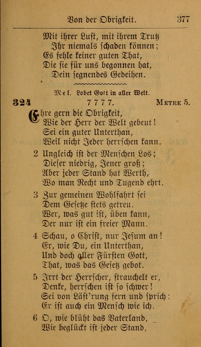 Allgemeine Lieder-Sammlung: zum Gebrauch für den privaten und öffentlichen Gottesdienst. (6th Aufl.) page 383