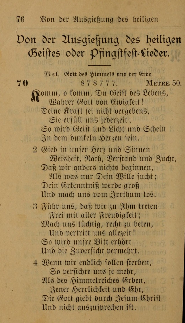 Allgemeine Lieder-Sammlung: zum Gebrauch für den privaten und öffentlichen Gottesdienst. (6th Aufl.) page 80