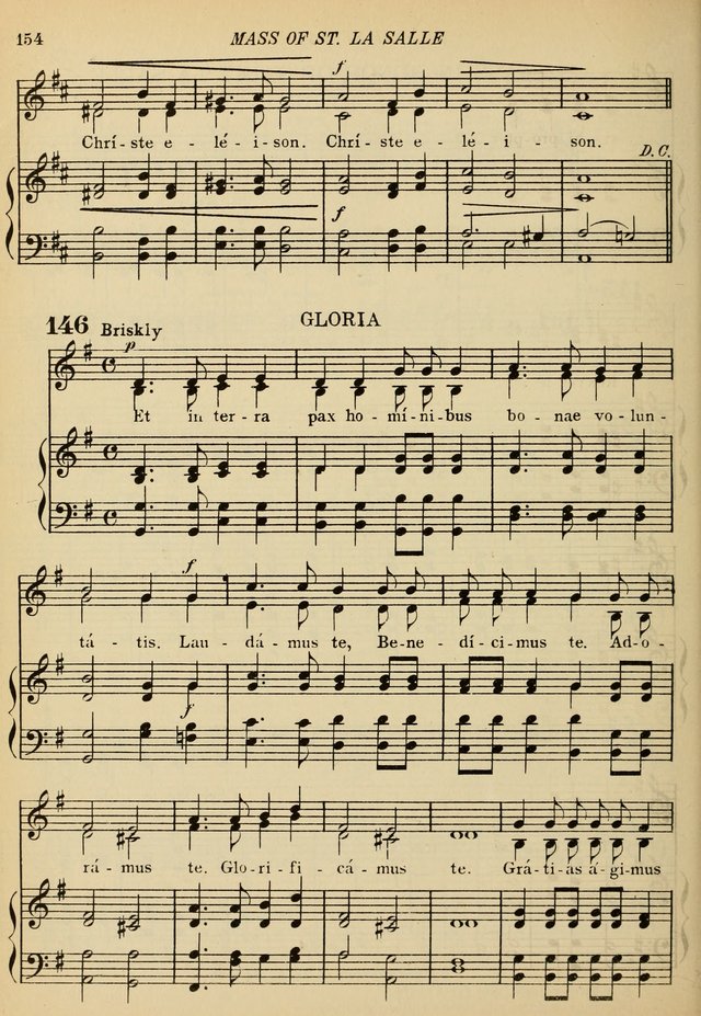 The De La Salle Hymnal: for Catholic schools and choirs page 156