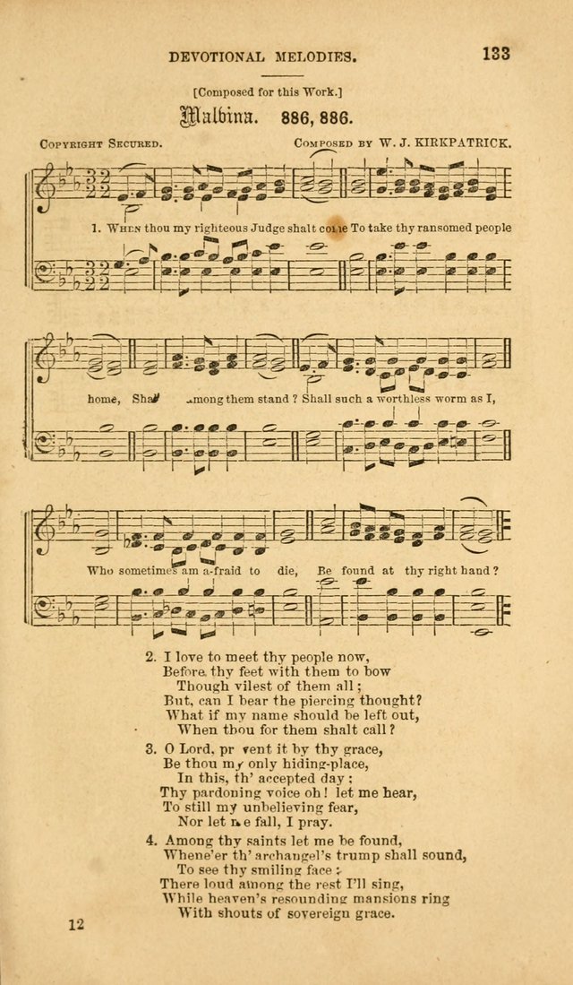 Devotional Melodies: or, a collection of original and selected tunes and hymns, designed for congregational and social worship. (2nd ed.) page 140