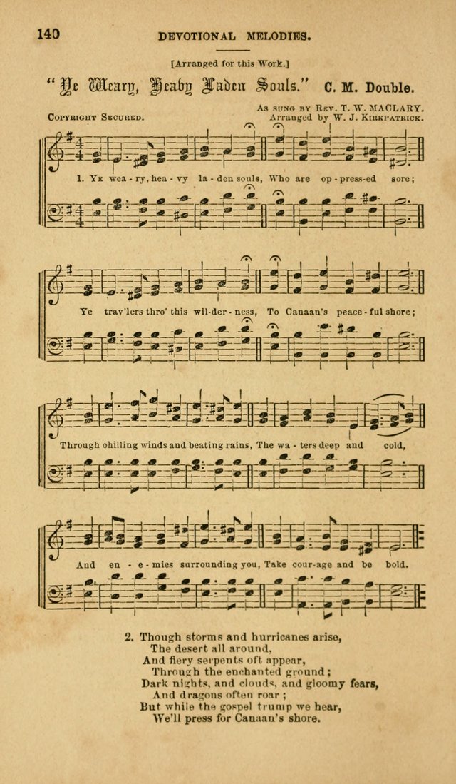 Devotional Melodies: or, a collection of original and selected tunes and hymns, designed for congregational and social worship. (2nd ed.) page 147