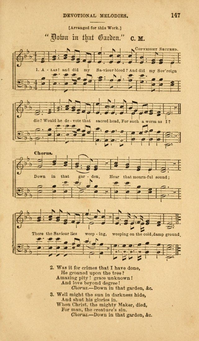 Devotional Melodies: or, a collection of original and selected tunes and hymns, designed for congregational and social worship. (2nd ed.) page 154
