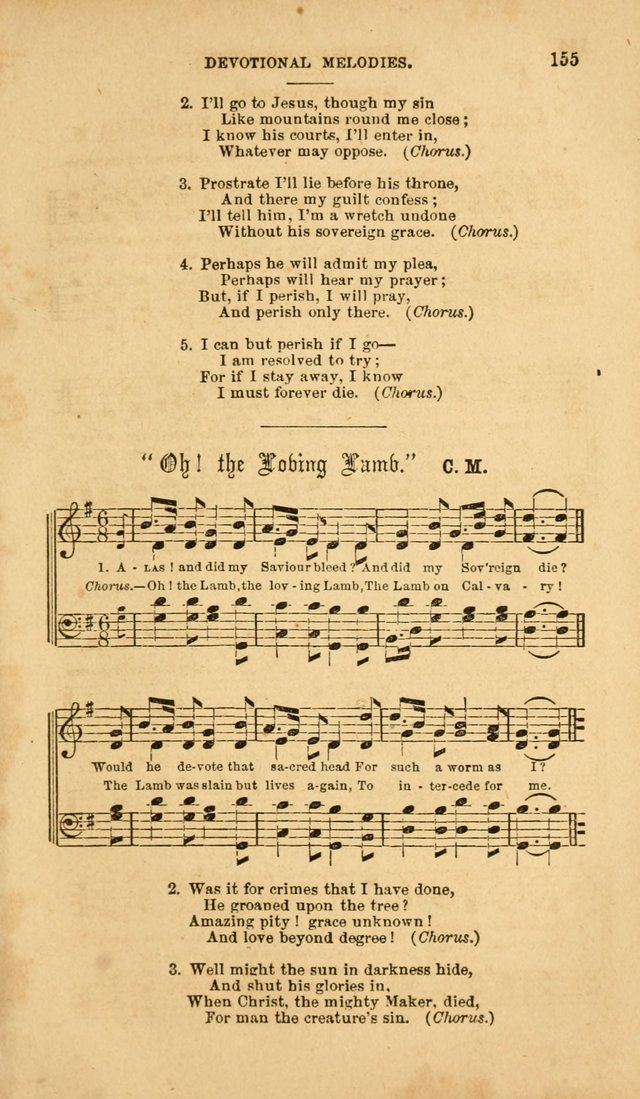 Devotional Melodies: or, a collection of original and selected tunes and hymns, designed for congregational and social worship. (2nd ed.) page 162