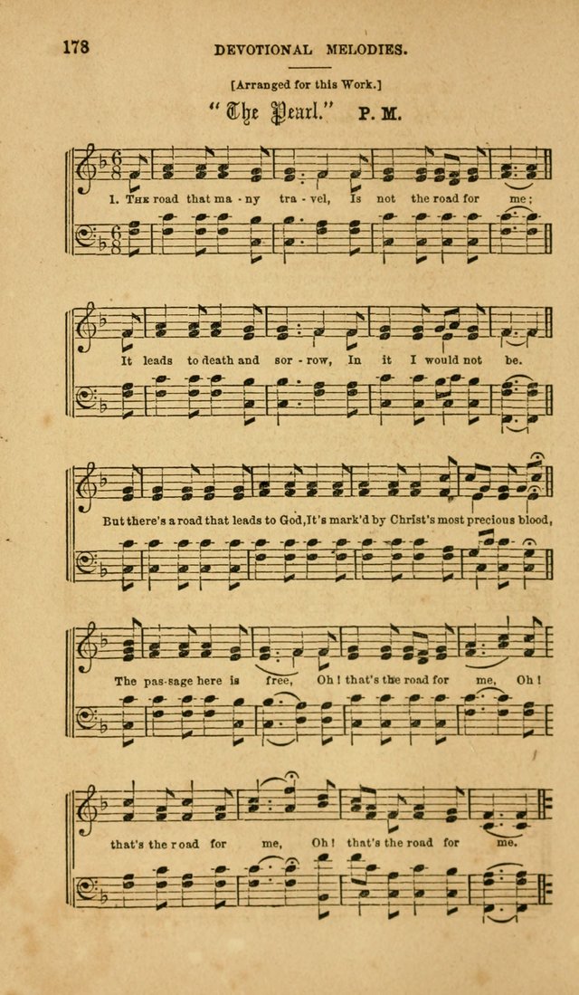 Devotional Melodies: or, a collection of original and selected tunes and hymns, designed for congregational and social worship. (2nd ed.) page 185