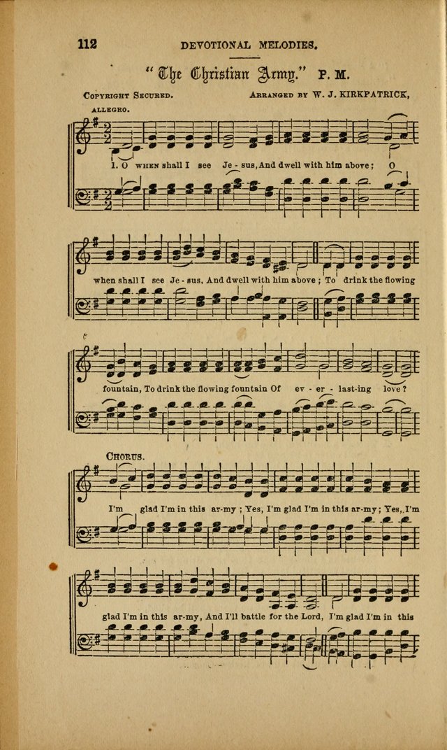 Devotional Melodies; or, a collection of original and selected tunes and hymns, designed for congregational and social worship. (3rd ed.) page 113