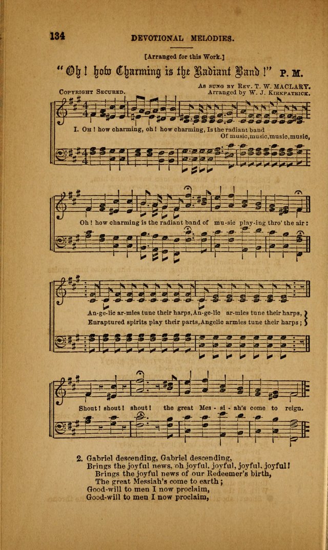 Devotional Melodies; or, a collection of original and selected tunes and hymns, designed for congregational and social worship. (3rd ed.) page 135