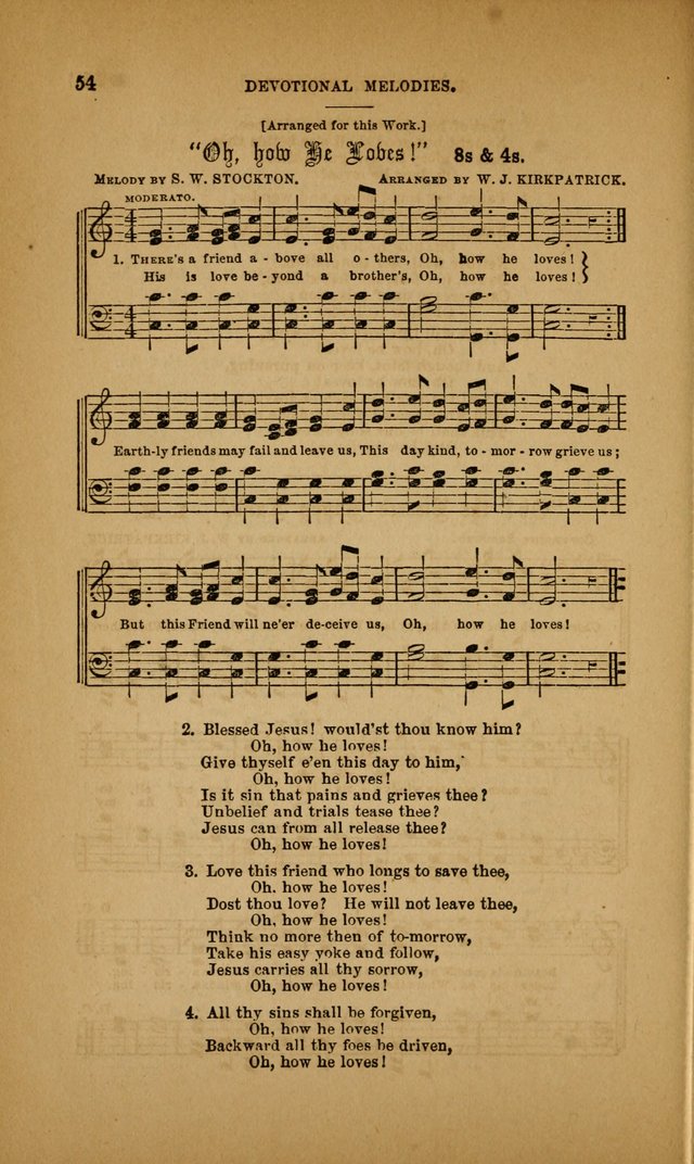 Devotional Melodies; or, a collection of original and selected tunes and hymns, designed for congregational and social worship. (3rd ed.) page 55
