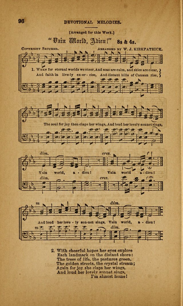 Devotional Melodies; or, a collection of original and selected tunes and hymns, designed for congregational and social worship. (3rd ed.) page 97