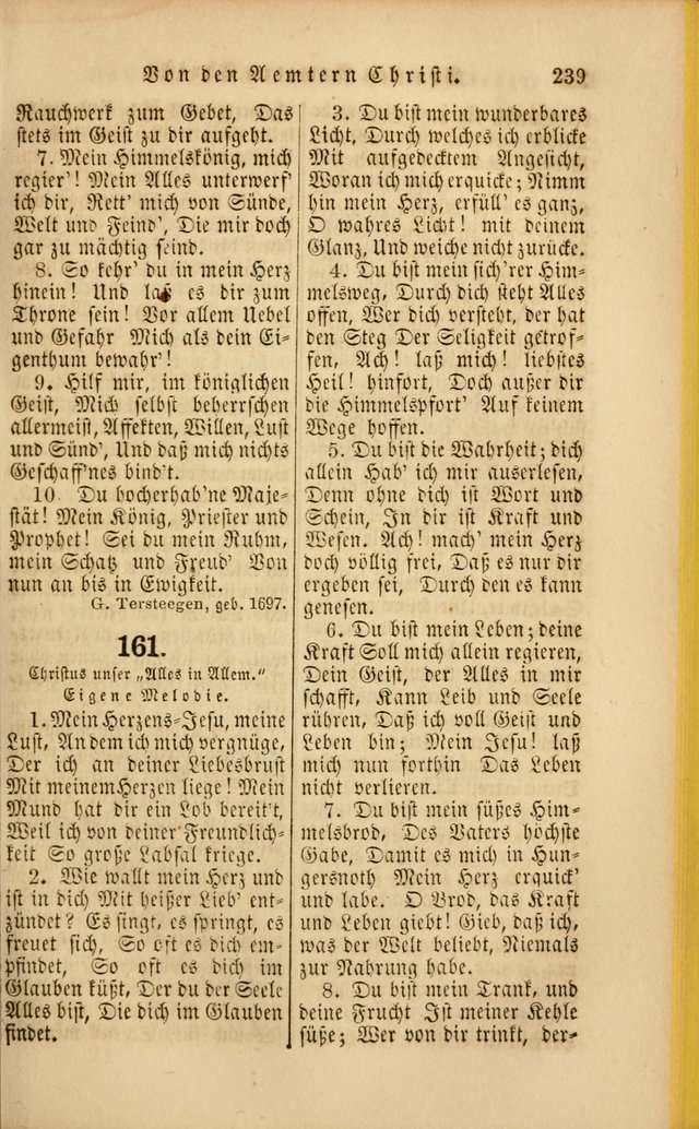 Die Psalmen Davids: nebst einer Sammlung Geistlicher lieder für Oeffentlichen und Privat-Gottesdienst page 239