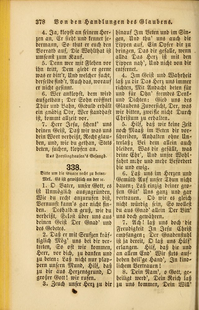 Die Psalmen Davids: nebst einer Sammlung Geistlicher lieder für Oeffentlichen und Privat-Gottesdienst page 380
