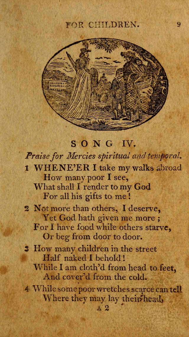 Divine Songs: attempted in easy language, for the use of children page 9