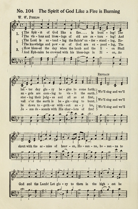 Deseret Sunday School Songs page 104