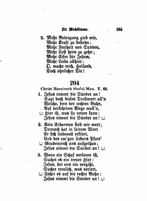 Die Weckstimme: Eine Sammlung geistlicher Lieder für jugendliche Sänger (8th ed.) page 163