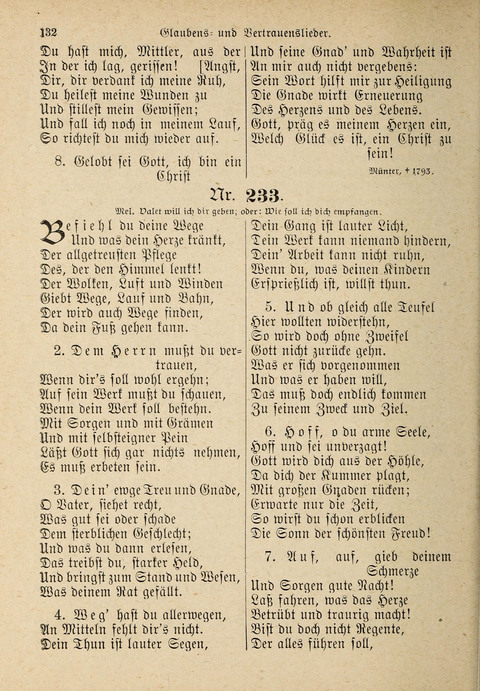 Evangelisches Gesangbuch: für die deutschen Congregational-Gemeinden von Nork-Amerika page 132