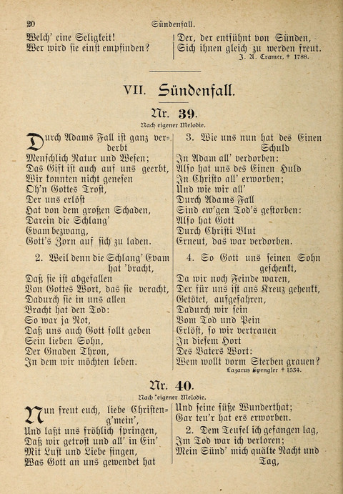 Evangelisches Gesangbuch: für die deutschen Congregational-Gemeinden von Nork-Amerika page 20