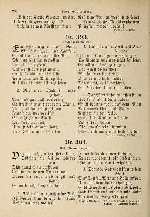 Evangelisches Gesangbuch: für die deutschen Congregational-Gemeinden von Nork-Amerika page 230