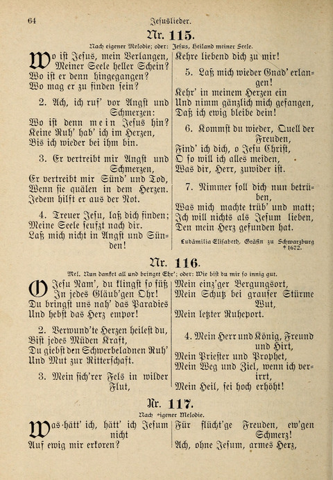 Evangelisches Gesangbuch: für die deutschen Congregational-Gemeinden von Nork-Amerika page 64