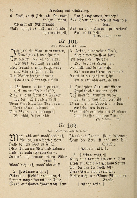 Evangelisches Gesangbuch: für die deutschen Congregational-Gemeinden von Nork-Amerika page 90