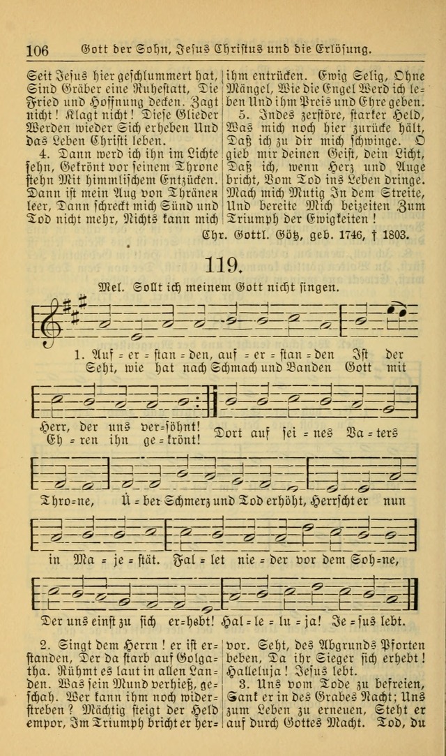 Evangelisches Gesangbuch: herausgegeben von der Deutschen Evangelischen Synode von Nord-Amerika (Revidierte Ausgabe) page 115