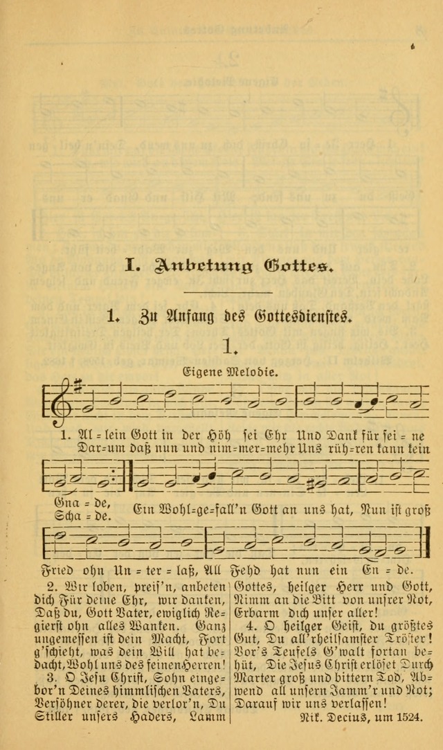 Evangelisches Gesangbuch: herausgegeben von der Deutschen Evangelischen Synode von Nord-Amerika (Revidierte Ausgabe) page 16