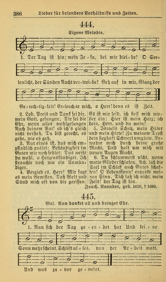 Evangelisches Gesangbuch: herausgegeben von der Deutschen Evangelischen Synode von Nord-Amerika (Revidierte Ausgabe) page 395
