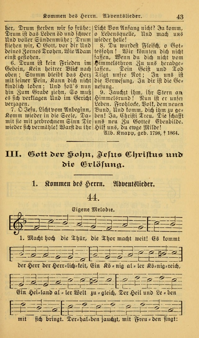Evangelisches Gesangbuch: herausgegeben von der Deutschen Evangelischen Synode von Nord-Amerika (Revidierte Ausgabe) page 52