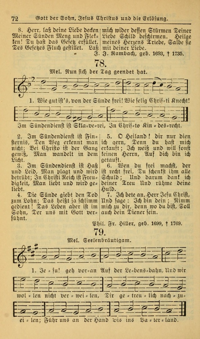 Evangelisches Gesangbuch: herausgegeben von der Deutschen Evangelischen Synode von Nord-Amerika (Revidierte Ausgabe) page 81